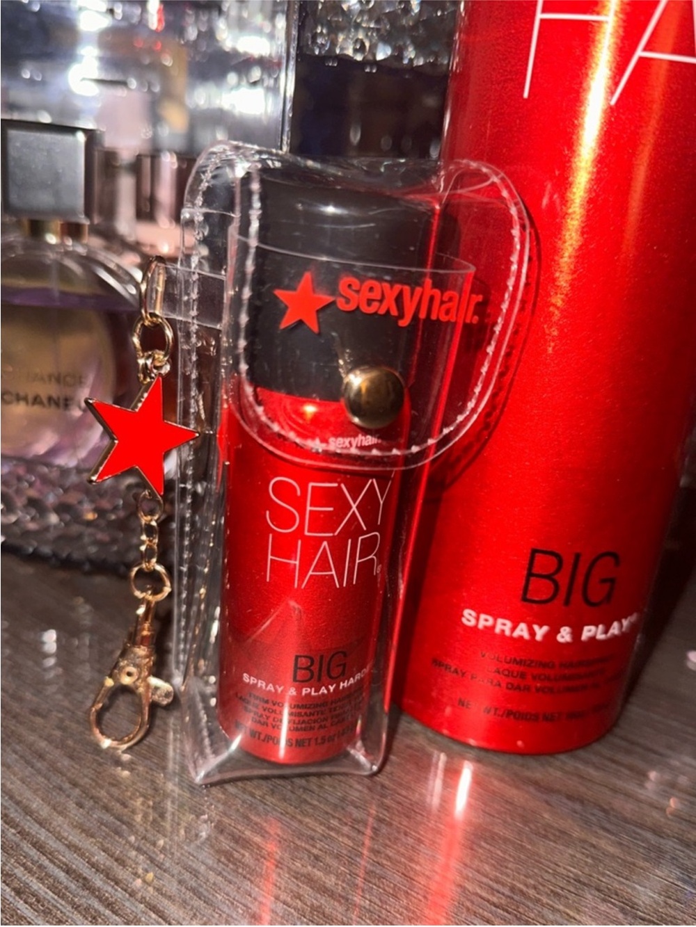Sexy Hair Big Sexy Hair Spray & Play 16oz, Big Spray & Play Harder With Keychain - Picture 9 of 9